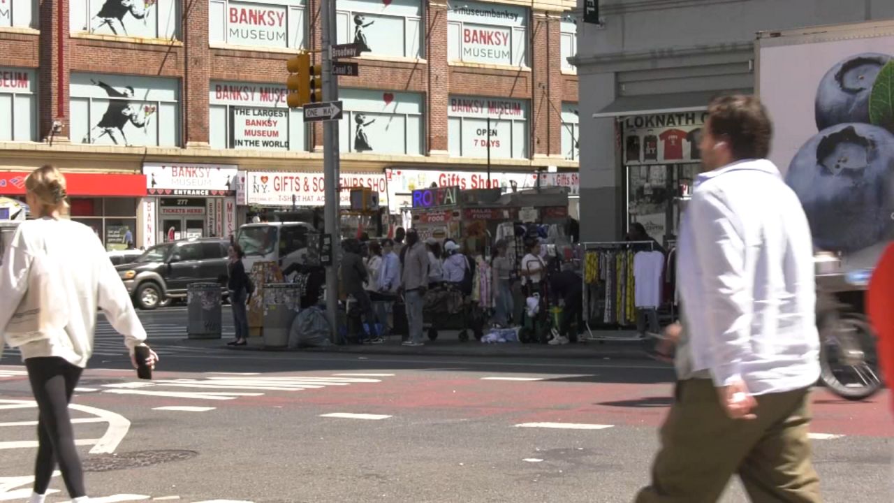 More than 800 people signed a petition calling for more permanent NYPD enforcement around Canal Street. (Spectrum News NY1)