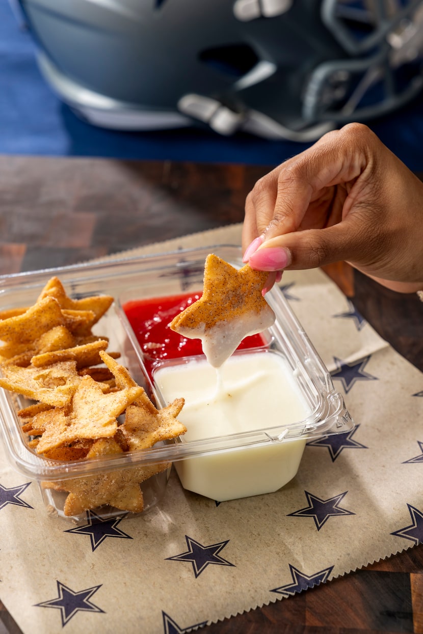Dessert Nachos are among the new offerings at AT&T Stadium for the 2025 NFL season.