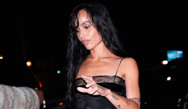 Zoë Kravitz attended a Jessica McCormack New York Fashion Week event in a lingerie-inspired Saint Laurent LBD