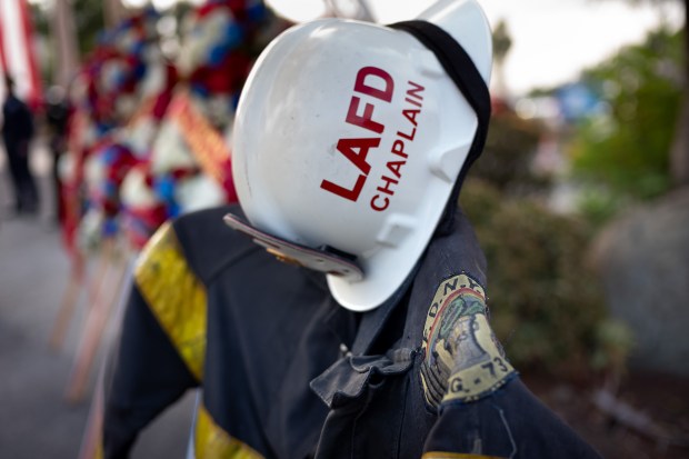 A firefighter’s turnout from New York was on display at...