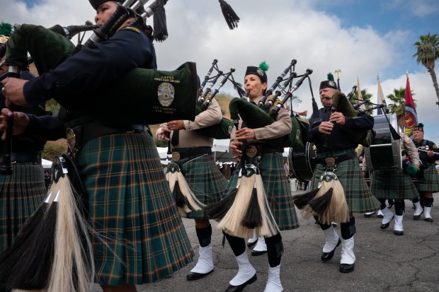 The LA Police Emerald Society Pipes and Drums presents the...