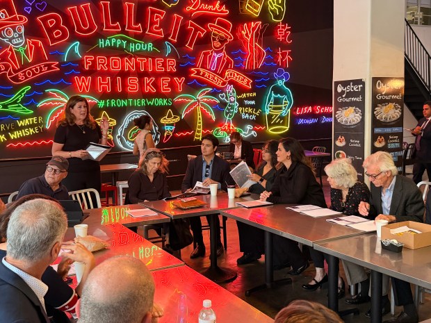 Local business owners, nonprofit leaders, LAPD officers, and elected officials...
