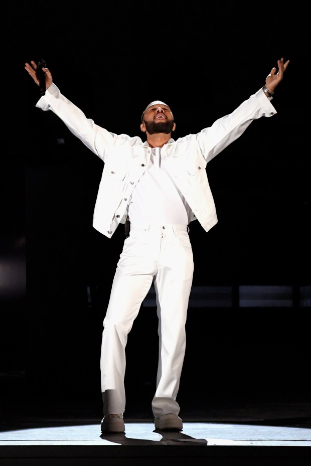 John Legend performs at the Hollywood Bowl in Los Angeles...