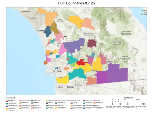 Several Fire Safe Councils have formed in the San Diego area in the wake of an outbreak of fires in Southern California in January. (Fire Safe Council of San Diego County)