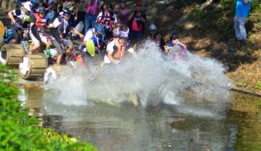 Creative 'human-powered' sculptures race through Lowell