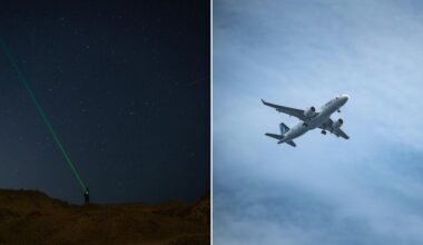 Laser lights shined at planes in AZ over 300 times in 2025