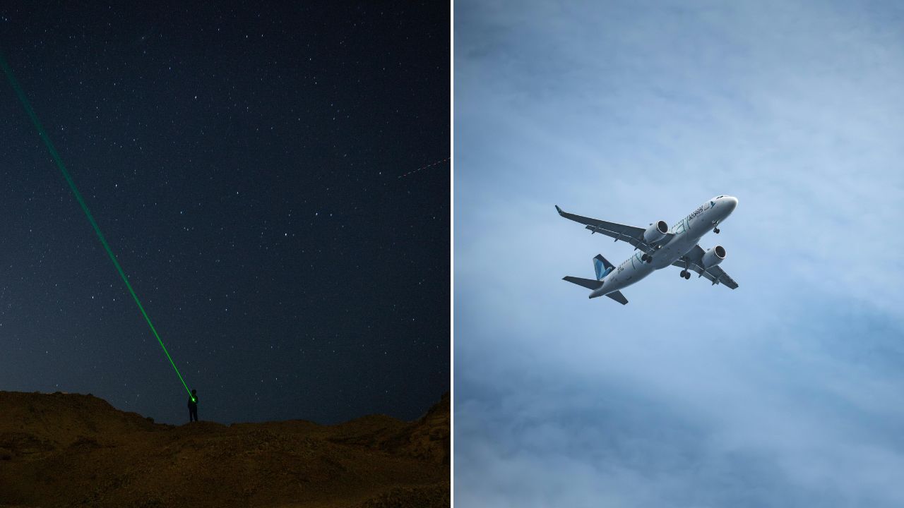 Laser lights shined at planes in AZ over 300 times in 2025