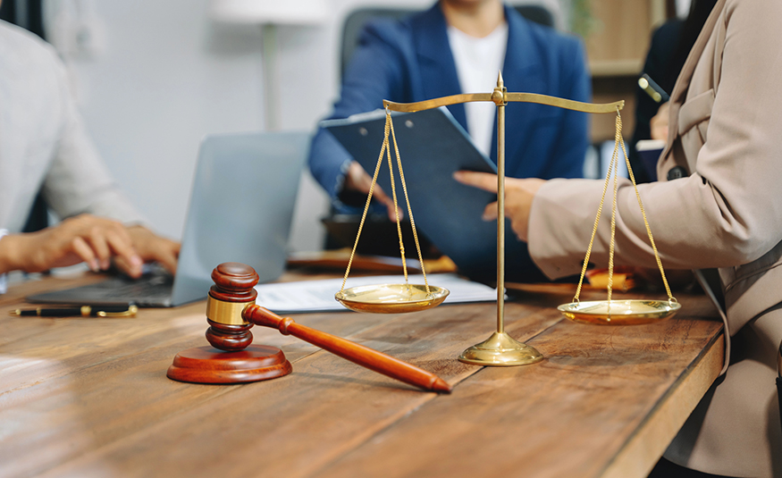 Legal team meeting