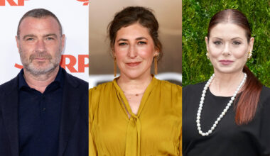Liev Schreiber, Mayim Bialik, Debra Messing