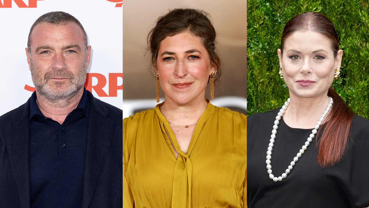 Liev Schreiber, Mayim Bialik, Debra Messing