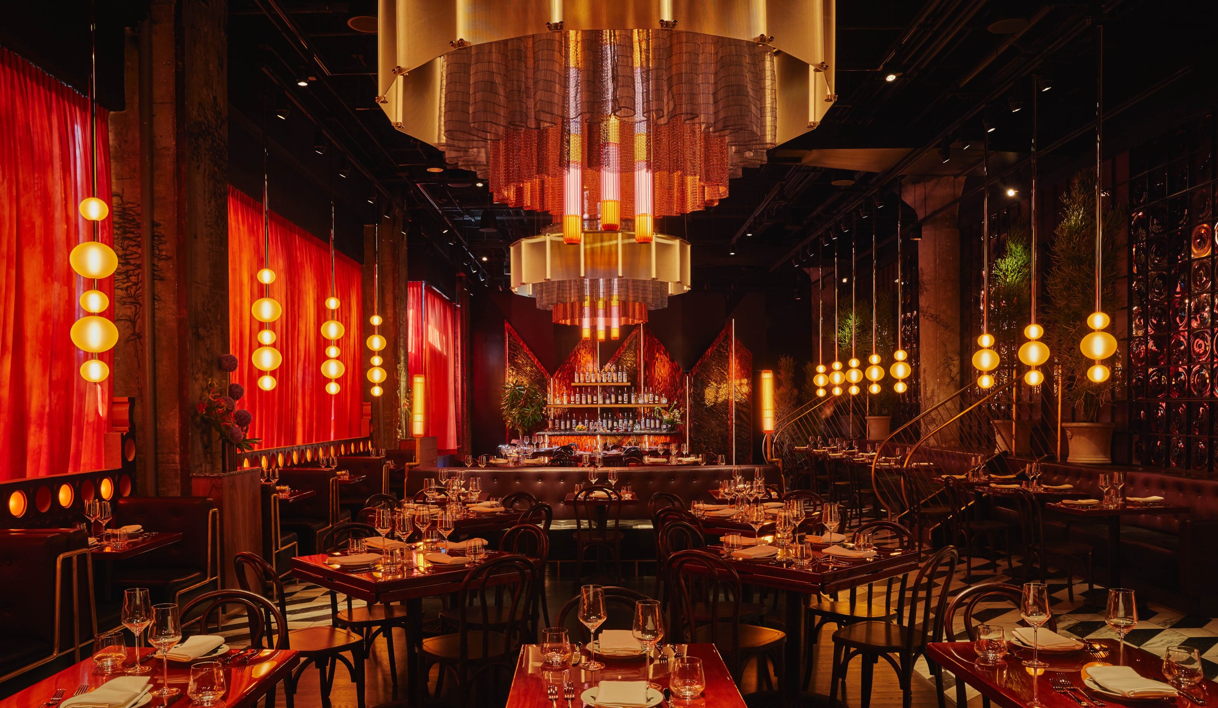 The main dining room
