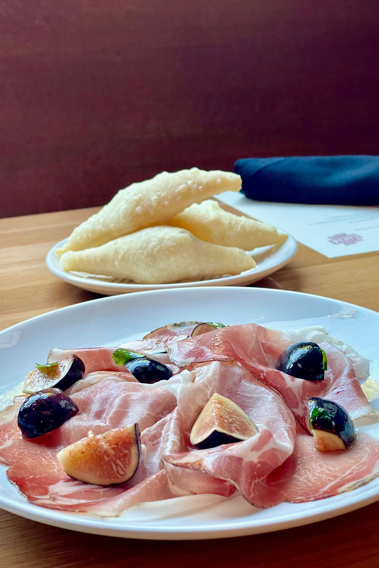 David Uygur / Lucia - Culatello with Gnocchi Fritti and Figs