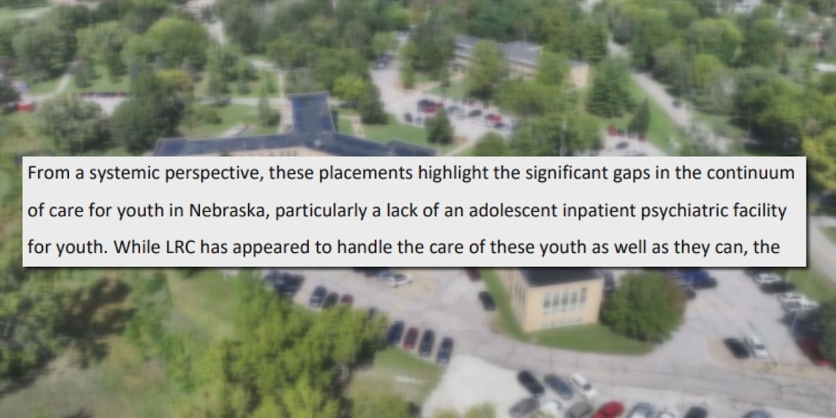 Nebraska report shows youth with psychiatric needs were sent to adult facility amid care gaps