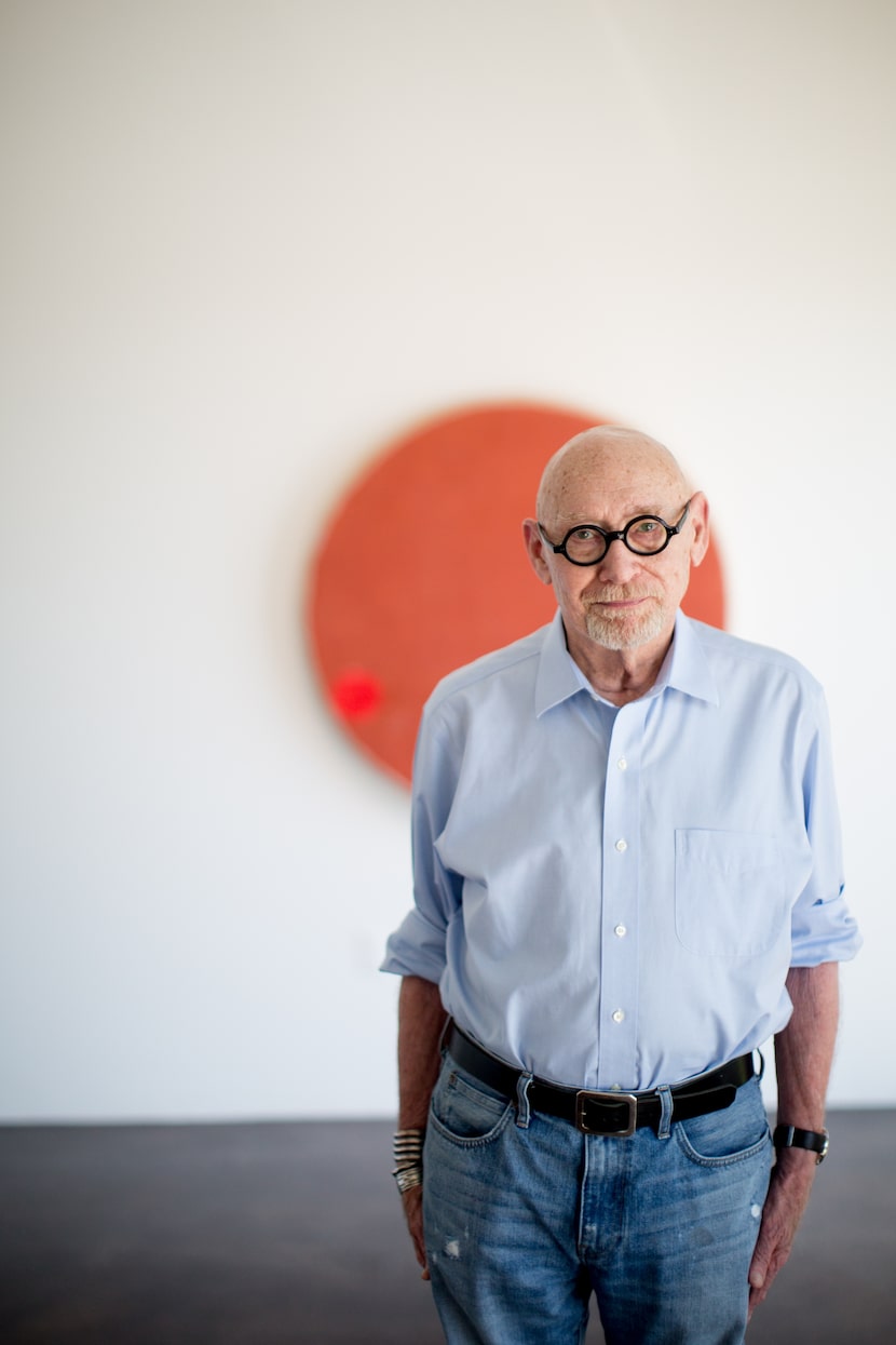 A portrait of artist Otis Jones in the Barry Whistler Gallery in Dallas.