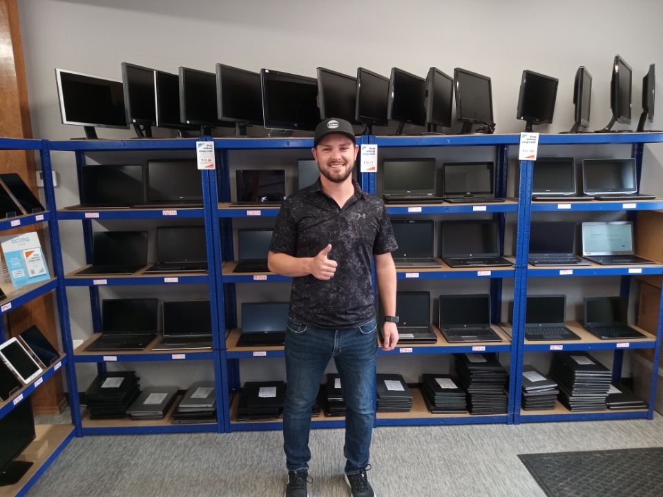 On the job with Weston Smale, owner of PCS Computers in Elyria