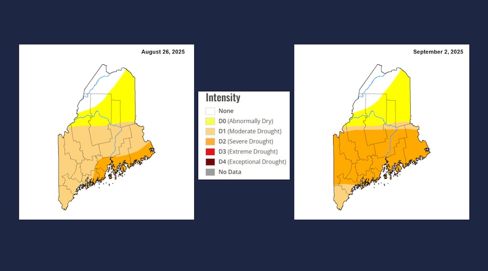 Drought Monitor map released Sept. 4, 2025