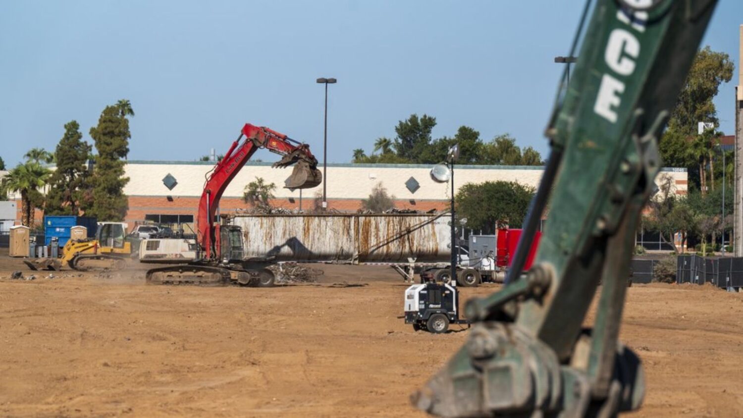 Metrocenter mall demolition project underway 2025...