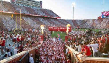 Oklahoma strikes sour note with band forced to miss game in Philadelphia because of budget woes