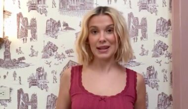 Millie Bobby Brown Frees the Nipple in Pajama Set After Bra Confession