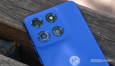 Motorola Moto G Stylus 2025 cameras angled