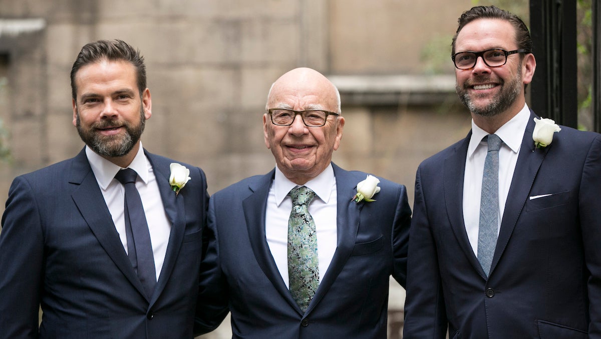 Murdochs Resolve Family Trust Succession Dispute