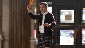 Liam Neeson plays Frank Drebin Jr. in The Naked Gun from Paramount Pictures.