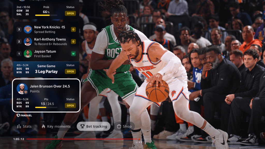 Amazon Prime Video Rolls Out New NBA Features Like Bet Tracking And Odds View