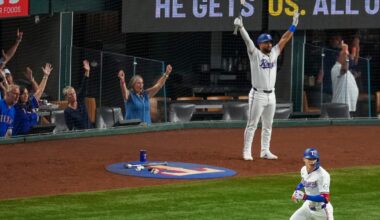Michael Helman blasts off vs. Brewers with first Texas Rangers’ grand slam of the year
