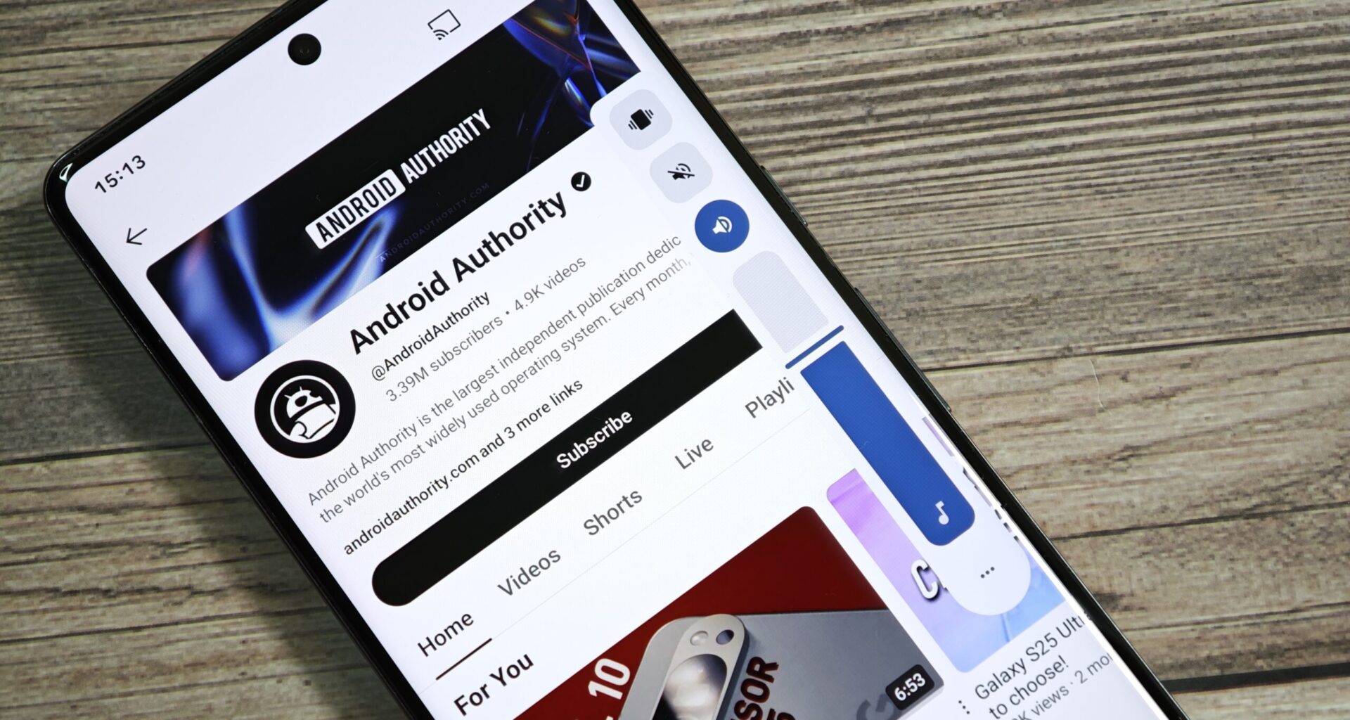 New volume slider UI in Android