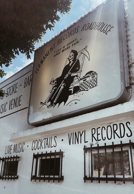 Permanent Records Roadhouse in Cypress Park is a unique blend of record store and music venue, hosting everything from local punk to touring psych-rock acts in an intimate, welcoming space. Guests can enjoy live music and leave with vinyl treasures in hand.(Photo by Hoda Mallone)