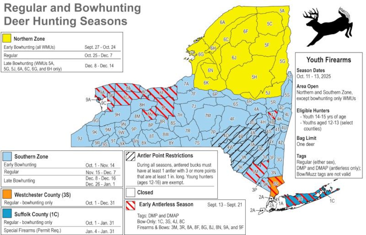 Deer season map