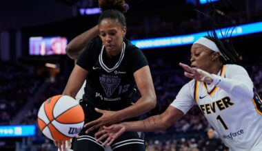 Iliana Rupert (12) and the Valkyries are trying to become the first WNBA expansion team to make the playoffs.