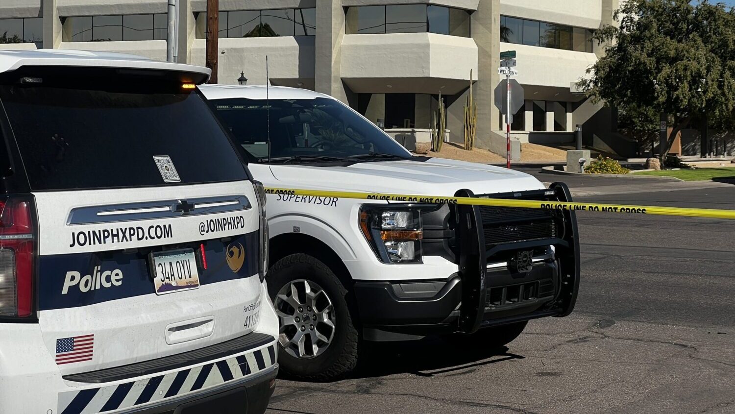 Three people were taken to a hospital Saturday afternoon following a shooting at a Phoenix apartmen...