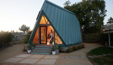 Exterior of new fire-proof homes designed by San Diego startup Polyhaus