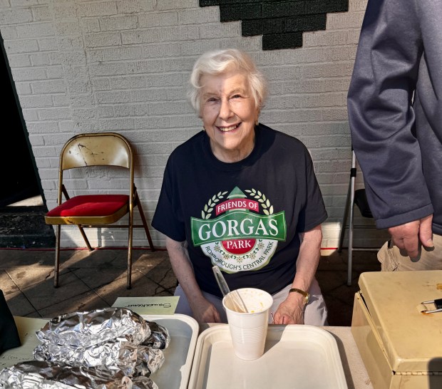 As always, centenarian-plus-one Sylvia Myers was on board to lend...
