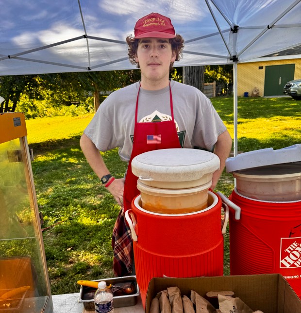 Friends of Gorgas Park volunteer Cullen Dougherty helped make sure...