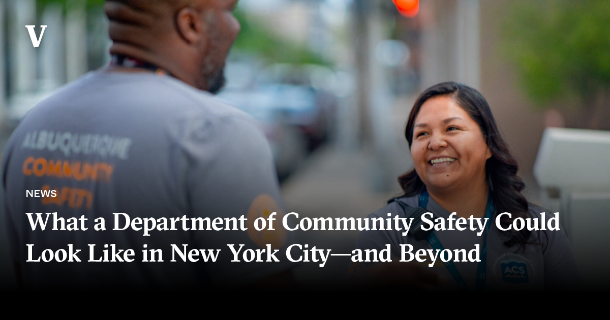 What a Department of Community Safety Could Look Like in New York City—and Beyond