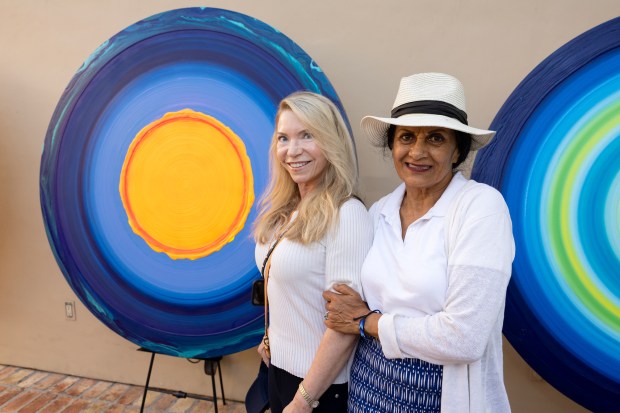 Artwork from the Ethan Blu Transcendent Art Gallery with Caroline...