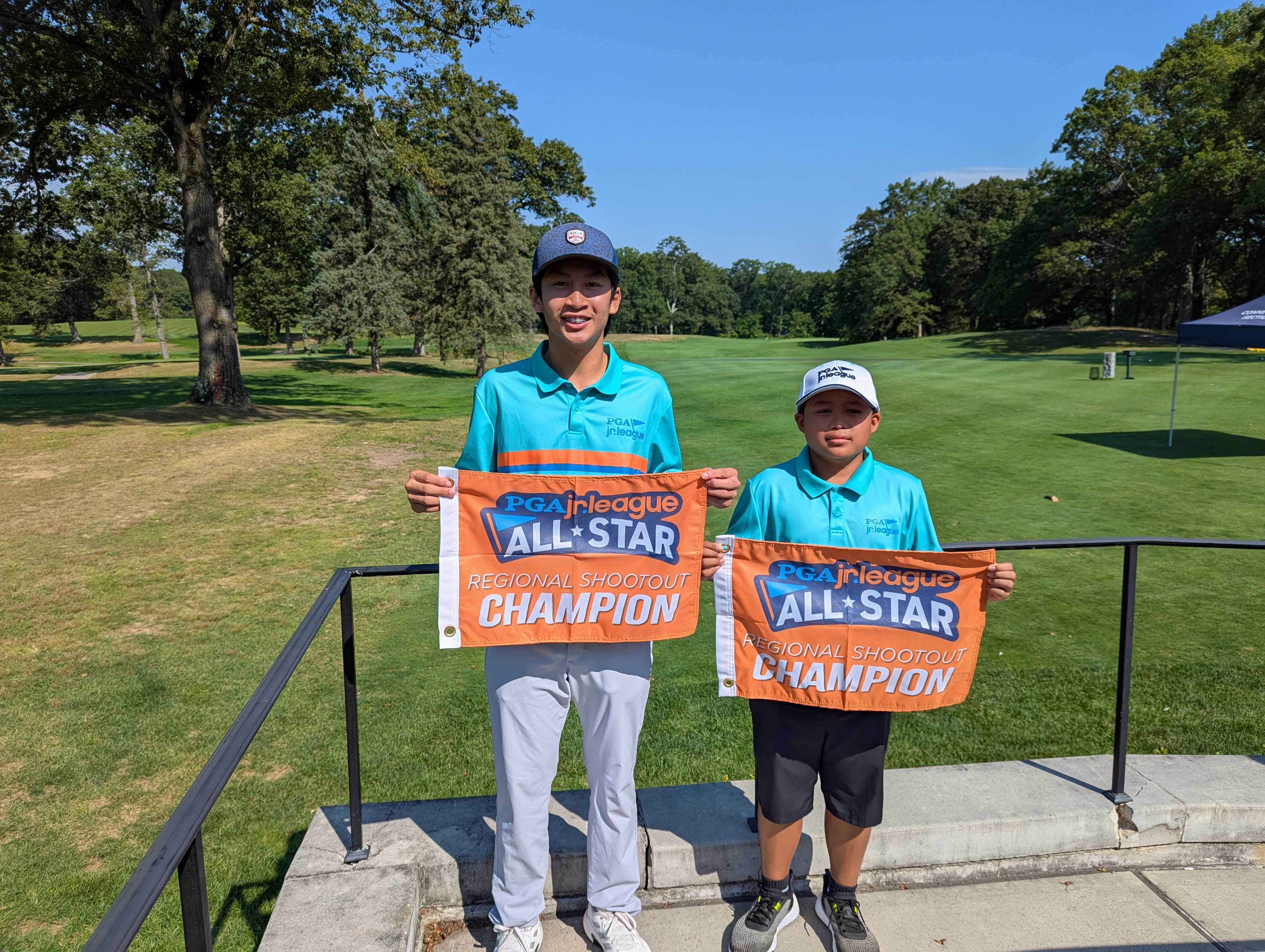 Kailer Louangxay & Tate Pathoummahong from Button Hole GC.