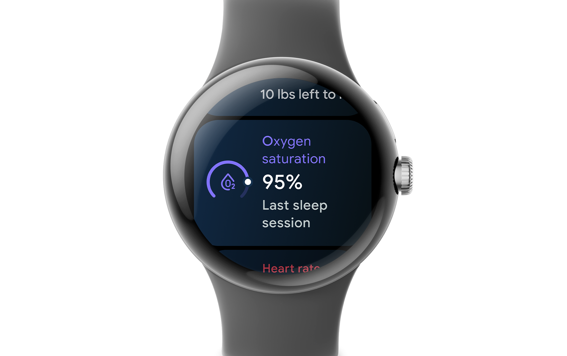 Pixel Watch blood oxygen saturation reading