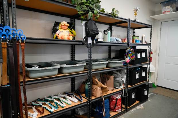 The closet items at the Good Shepherd Ministry Center in...