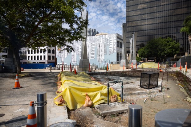Horton Plaza Park, as seen on Aug. 26, 2025. (Ana Ramirez / The San Diego Union-Tribune)