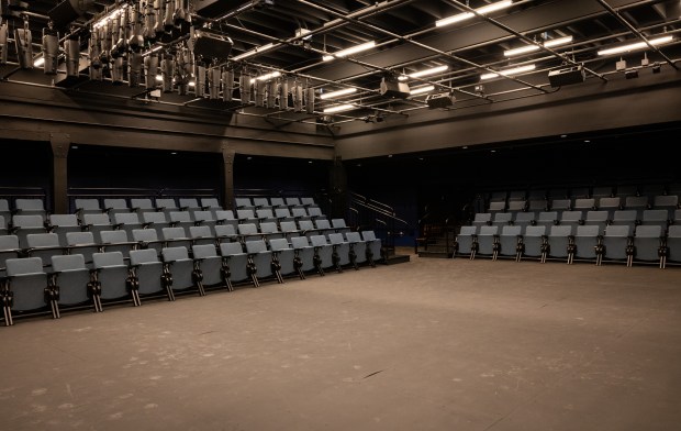 One of two theater spaces inside The Joan and Irwin...