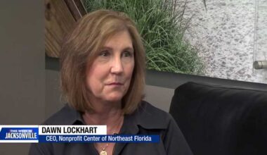 Dawn Lockhart and Mayor Donna Deegan discuss challenges facing Jacksonville nonprofits amid budget cuts