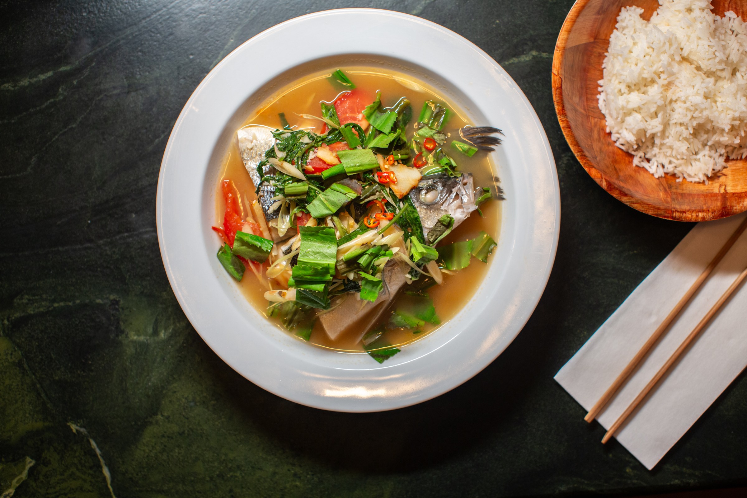 A fish dish from Sao.