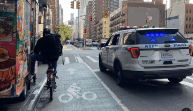 The NYPD has made a significant crackdown on scofflaw bikers. (Credit: Lindsey Nicholson via Getty Images)