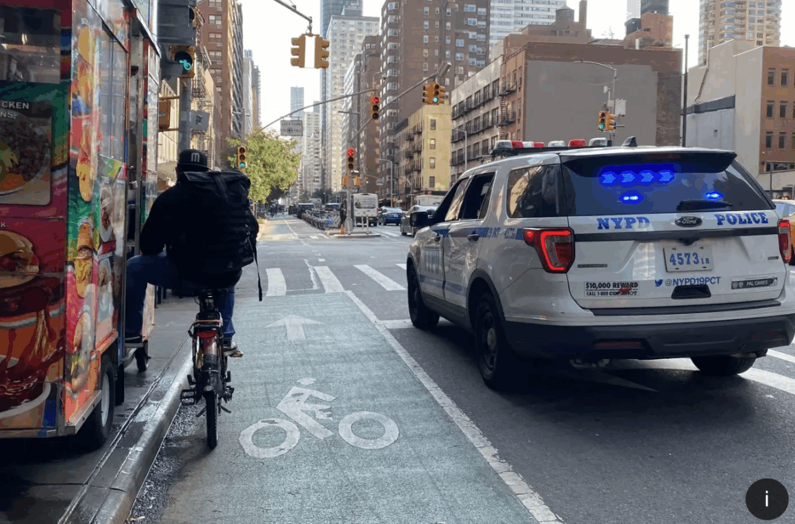 The NYPD has made a significant crackdown on scofflaw bikers. (Credit: Lindsey Nicholson via Getty Images)