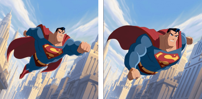 Superman, as rendered by Midjourney