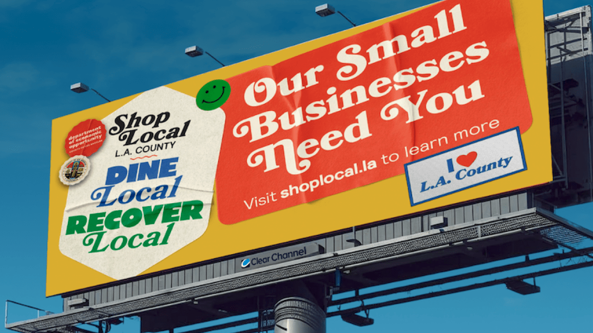 LA County Launches Billboard Campaign for Small Business Recovery