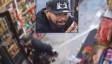 Police are searching for a man who has been holding up businesses and stealing entire cash registers in the Bronx over the past few weeks